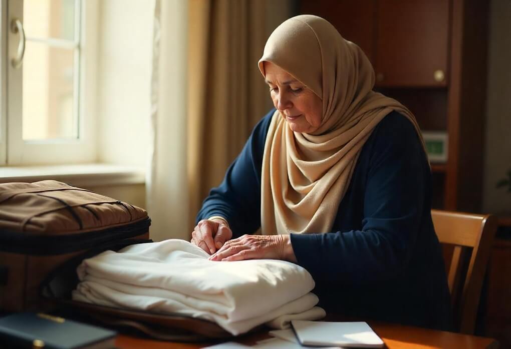 what to pack in a senior umrah travel checklist